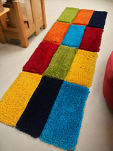 Load image into Gallery viewer, Multi Color Box Beautiful Premium Shaggy Rug