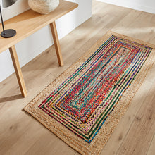 Load image into Gallery viewer, Braided Natural Jute Multicolor Hand-Woven Area Rug/Carpet/Mat