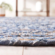 Load image into Gallery viewer, Braided Natural Jute & Denim Bedside Runner