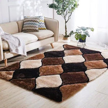 Load image into Gallery viewer, This modern soft Shaggy area rug is perfect for bedside runners and those medium traffic areas in your home. Super Shag fiber, comfortable soft to feel