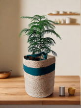 Load image into Gallery viewer, Jute & Green - Planter Pots/Storage Basket