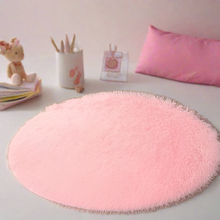 Load image into Gallery viewer, Baby Plain - Premium Round Shaggy Rug