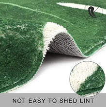Load image into Gallery viewer, Super Soft Anti Skid (40x60 cm) Microfiber Mat for Bathroom/Bedroom/Kitchen - Leaf Green