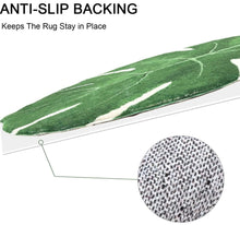 Load image into Gallery viewer, Super Soft Anti Skid (40x60 cm) Microfiber Mat for Bathroom/Bedroom/Kitchen - Leaf Green