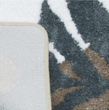 Load image into Gallery viewer, Super Soft Anti Skid (40x60 cm) Microfiber Mat for Bathroom/Bedroom/Kitchen, Gray-Multi