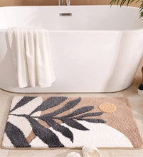 Load image into Gallery viewer, Super Soft Anti Skid (40x60 cm) Microfiber Mat for Bathroom/Bedroom/Kitchen, Gray-Multi