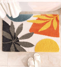 Load image into Gallery viewer, Super Soft Anti Skid (40x60 cm) Microfiber Mat for Bathroom/Bedroom/Kitchen, Multi-Leaf