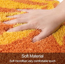 Load image into Gallery viewer, Super Soft Anti Skid (40x60 cm) Microfiber Mat for Bathroom/Bedroom/Kitchen - Yellow Leaf
