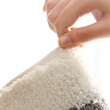 Load image into Gallery viewer, Super Soft Anti Skid (40x60 cm) Microfiber Mat for Bathroom/Bedroom/Kitchen - Gray