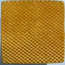 Load image into Gallery viewer, Small Chowki/Stool Square Utility Padded Natural Finish - Golden (4-Leg)