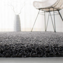 Load image into Gallery viewer, Luxurious Charcoal Gray Shaggy Carpet – Ultra Soft Non-Slip Microfiber Floor Mat for Home Decor & Living Room Comfort