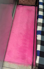 Load image into Gallery viewer, Pink Bedside Faux Fur Runner, Luxury Fluffy Runner - 60x150 Cm