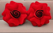 Load image into Gallery viewer, Beautiful 3D Colorful Red-Rose Flower Cushions