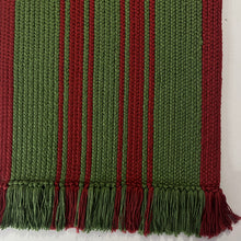 Load image into Gallery viewer, Luxurious Microfiber Braided Runner Green, Red - 2 Feet x 5 Feet
