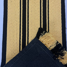 Load image into Gallery viewer, Luxurious Microfiber Braided Runner Yellow, Black - 2 Feet x 5 Feet