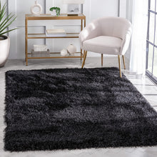 Load image into Gallery viewer, Premium Soft Black Shaggy Carpet – Ultra-Plush Microfiber Floor Mat & Rug for Living Room, Bedroom & Home Deco