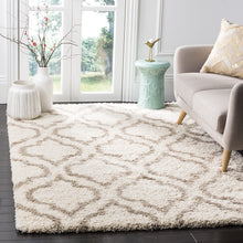Load image into Gallery viewer, RUGSKART SHAG MOROCCAN BEIGE/IVORY AREA RUG