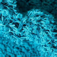 Load image into Gallery viewer, SOFT SHAG MOROCCAN TURQUOISE PLAIN AREA RUG