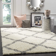 Load image into Gallery viewer, Grey & ivory - Micro Indoor Home Living Room Area Rug