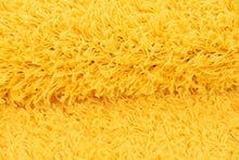 Load image into Gallery viewer, SOFT SHAG MOROCCAN YELLOW PLAIN AREA RUG