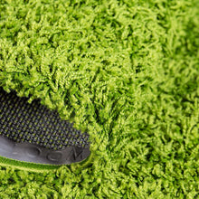 Load image into Gallery viewer, Luxury Grass Green Microfiber Shag Rug | Soft Pluffy Shaggy Carpet for Home Decoration, Living Room, Bedroom & Kids Play Area | Premium Quality & High Density Pile