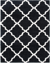 Load image into Gallery viewer, Black With Ivory - Micro Indoor Home Living Room Area Rug