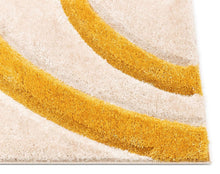 Load image into Gallery viewer, Ivory With Yellow Latest Modern Shaggy Rug