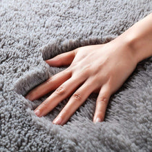Load image into Gallery viewer, Silver - Soft Plain Premium Shag Collection 5 cm Pile Height for Living Room| Home and Bedroom, Rectangular Shaggy Rug/Carpet