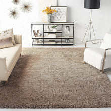 Load image into Gallery viewer, Ultra-Soft Microfiber Beige Shaggy Area Rug – High Density Plush Carpet Floor Mat for Bedroom, Living Room & Home Decor