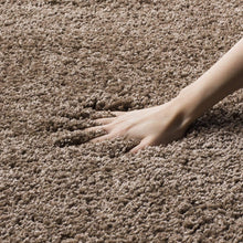 Load image into Gallery viewer, Ultra-Soft Microfiber Beige Shaggy Area Rug – High Density Plush Carpet Floor Mat for Bedroom, Living Room & Home Decor