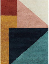 Load image into Gallery viewer, Modern Shaggy Rug Colorful Geometric-Patterned