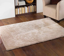 Load image into Gallery viewer, Ultra-Soft Microfiber Shag Area Rug (Beige) – Premium High-Pile Plush Mat Floor Decor