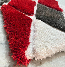 Load image into Gallery viewer, Red Multi Premium Stylish Shaggy Rug