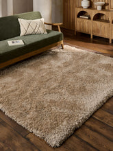 Load image into Gallery viewer, Ultra Soft Beige Shaggy Area Rug – Premium Microfiber Plush Carpet Floor Mat for Living Room & Bedroom