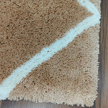 Load image into Gallery viewer, Premium Ultra-Soft Microfiber Shaggy Area Rug – Modern Geometric Moroccan Diamond Pattern Carpet for Living Room & Bedroom