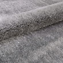 Load image into Gallery viewer, Premium Ultra-Soft Silver Shaggy Area Rug – High-Pile Microfiber Plush Carpet Floor Mat for Living Room, Bedroom & Office