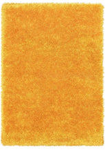 Load image into Gallery viewer, Premium Microfiber Plain Shaggy Rug | Vibrant Yellow Fluffy Soft Area Carpet for Home Decor, Living Room, Guest Room, and Nursery