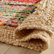 Load image into Gallery viewer, Braided Natural Jute Multicolor Hand-Woven Area Rug/Carpet/Mat