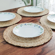 Load image into Gallery viewer, Beige Braided Handmade Handwoven Mat for Dining Table (72'x18')