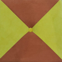 Load image into Gallery viewer, Square Utility Padded Stool/ Ottoman - 4 Leg, Mustard with Yellow