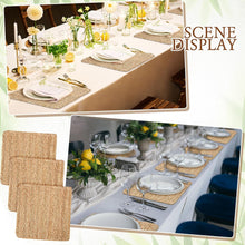 Load image into Gallery viewer, Beige Squire Hand Braided Table Mats - 15” Diameter - 38cm