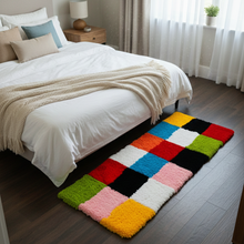 Load image into Gallery viewer, Rainbow Color Multi Box Collection Modern Shag Rug