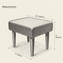 Load image into Gallery viewer, Small Utility stool Padded - Teal Color