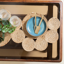 Load image into Gallery viewer, Beige Braided Handmade Handwoven Mat for Dining Table (72'x18')