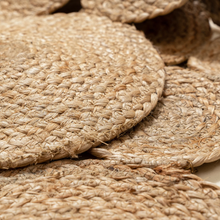 Load image into Gallery viewer, Beige Braided Handmade Handwoven Mat for Dining Table (72'x18')