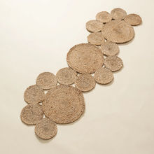 Load image into Gallery viewer, Beige Braided Handmade Handwoven Mat for Dining Table (72'x18')