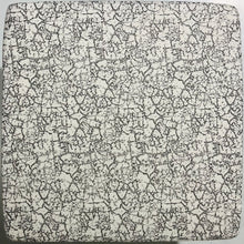 Load image into Gallery viewer, Small Chowki/Stool Square Utility Padded Natural Finish - White Texture (4-Leg)