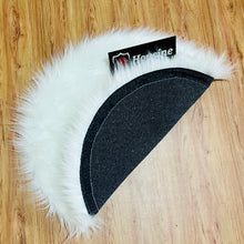 Load image into Gallery viewer, White Round Faux Fur Rug, Luxury Fluffy Area Rug - 80x80 cm