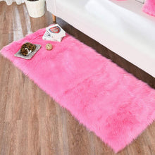 Load image into Gallery viewer, Pink Faux Fur Rug, Luxury Fluffy Rugs