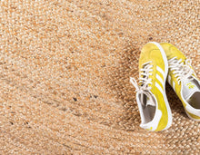 Load image into Gallery viewer, Braided Oval Jute Collection Classic Hand Woven Area Rug